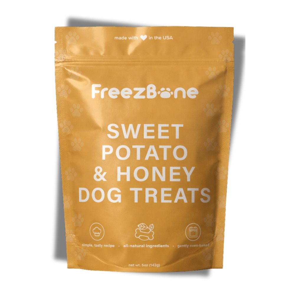 Freezbone Sweet Potato & Honey Dog Treats — healthy dog treats for German Shepherds and large breeds