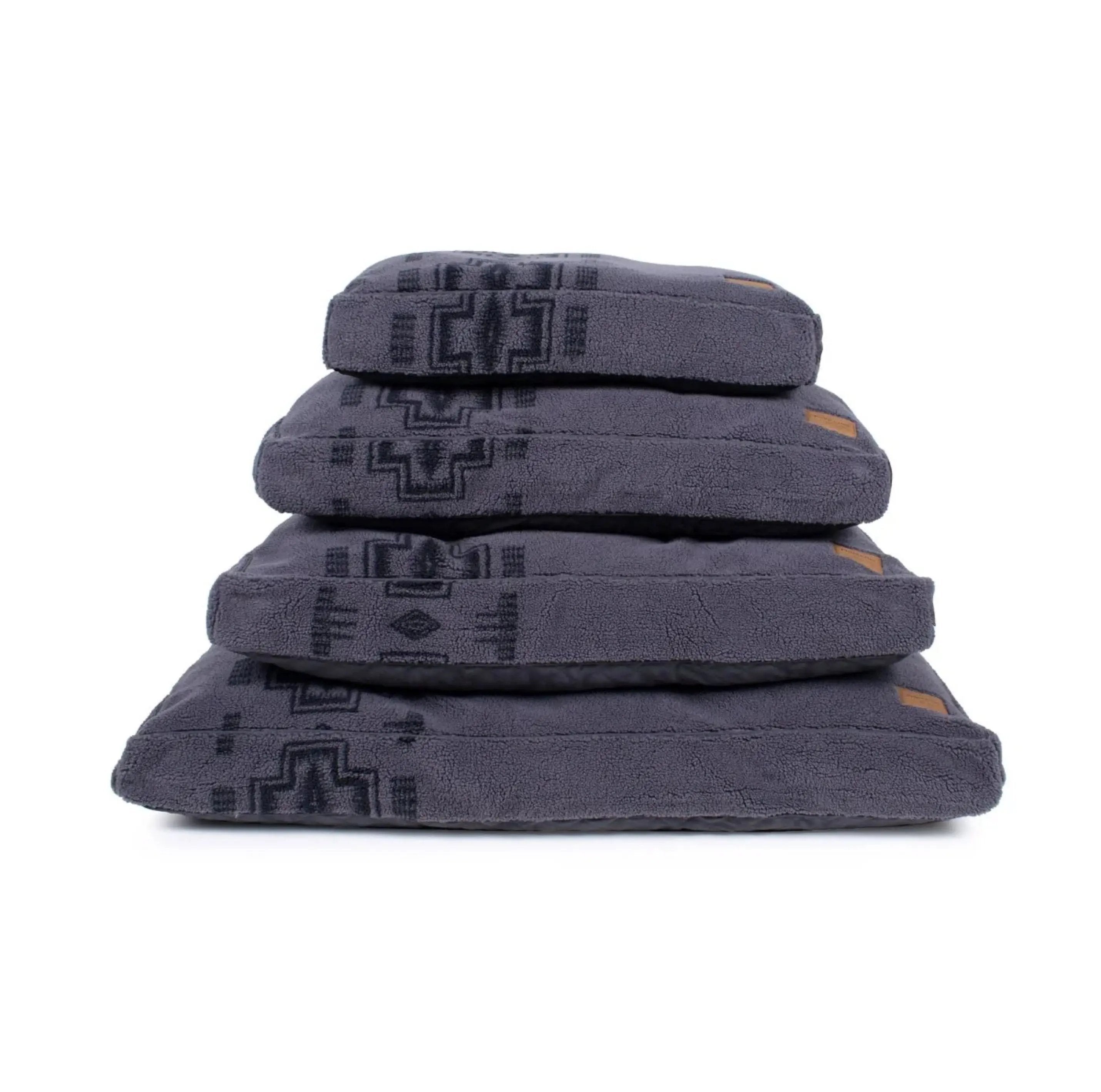 Pendleton Berber Pet Napper w/ Chopped foam Fill — large dog bed for German Shepherds and big breeds