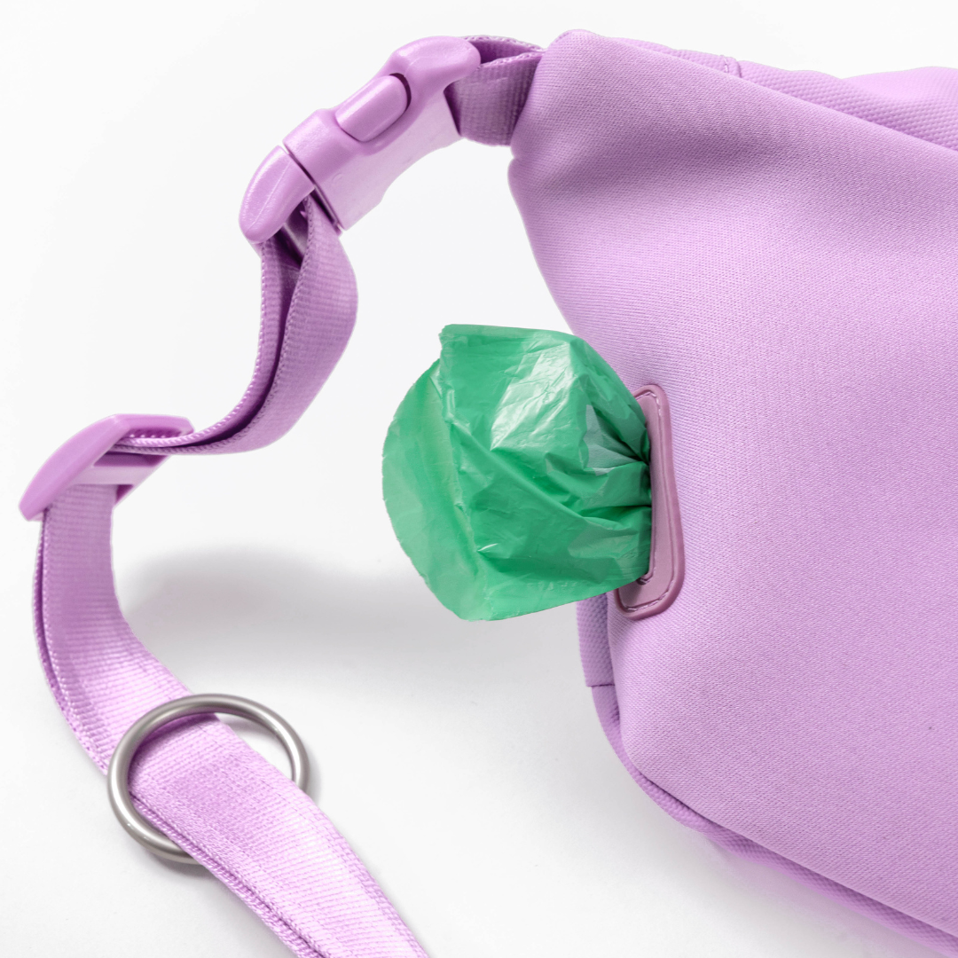 Hands-Free Dog Walking Bag with 3.25ft Leash