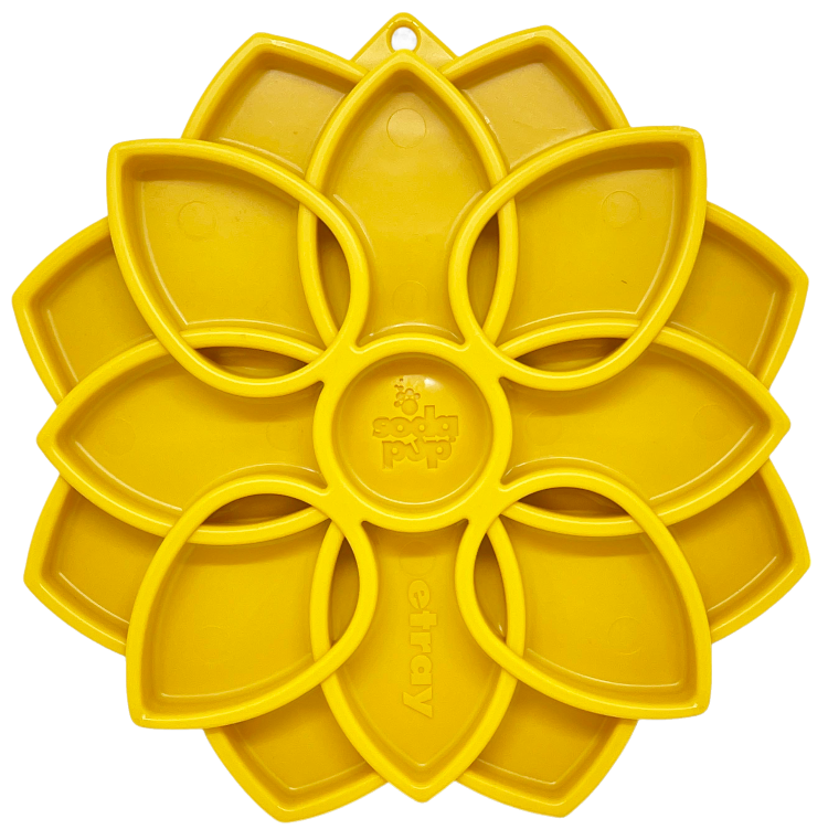 Mandala eTray Shallow Slow Feeder Dog Bowl for Enrichment | USA — slow feeder dog bowl for German Shepherds