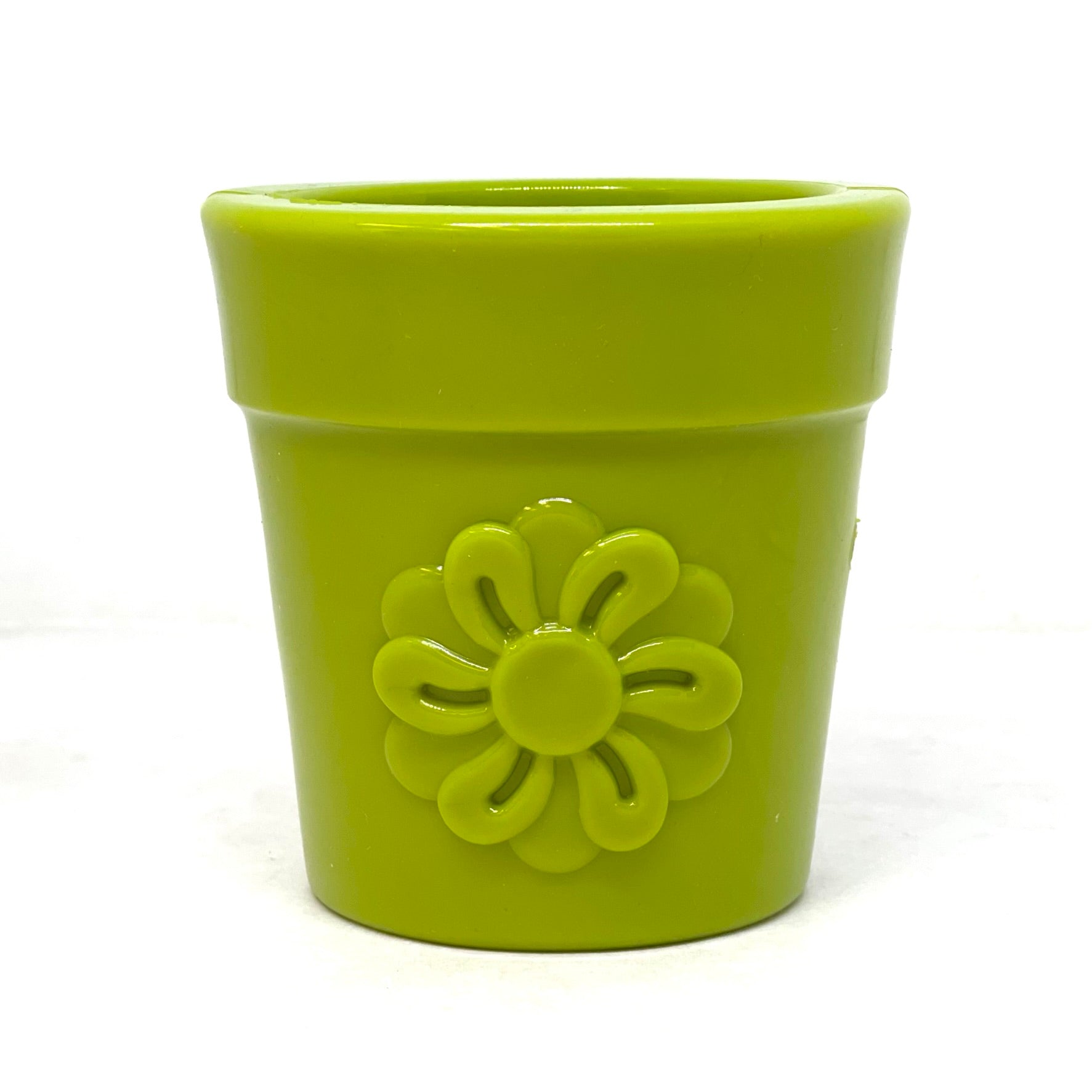 Large Flower Pot eCup Dog Treat Dispenser | Durable USA-Made Enrichment Toy | SodaPup
