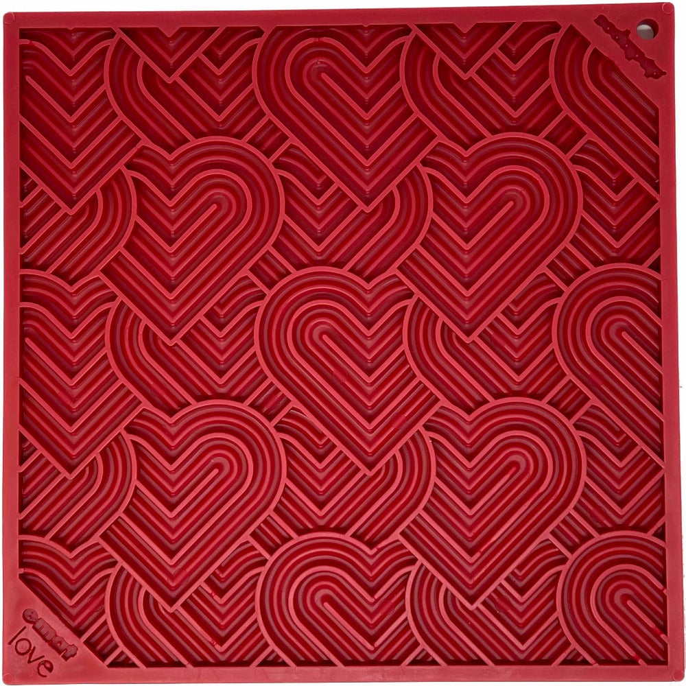 Love eMat - Enrichment Lick Mat for Dogs and Cats| Heart Design — enrichment lick mat for dogs and large breeds