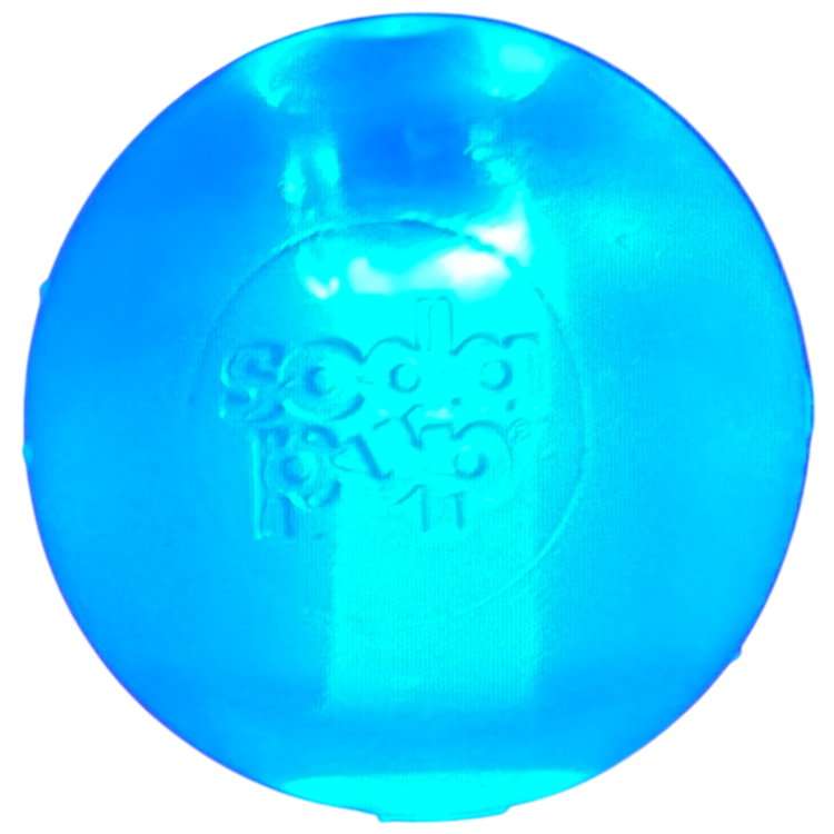 Strobe Ball Light-Up Dog Toy - Durable Floating Chew Ball | Made — durable dog toy for German Shepherds and large breeds