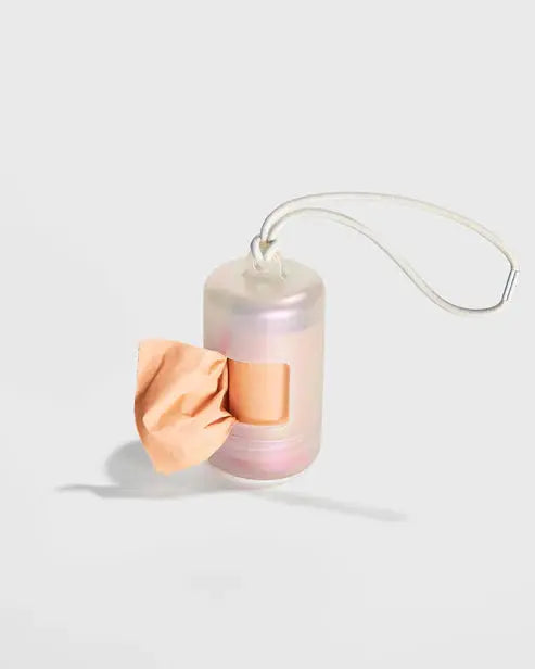 Poop Bag Carrier Plastic Shell Elastic Attachment