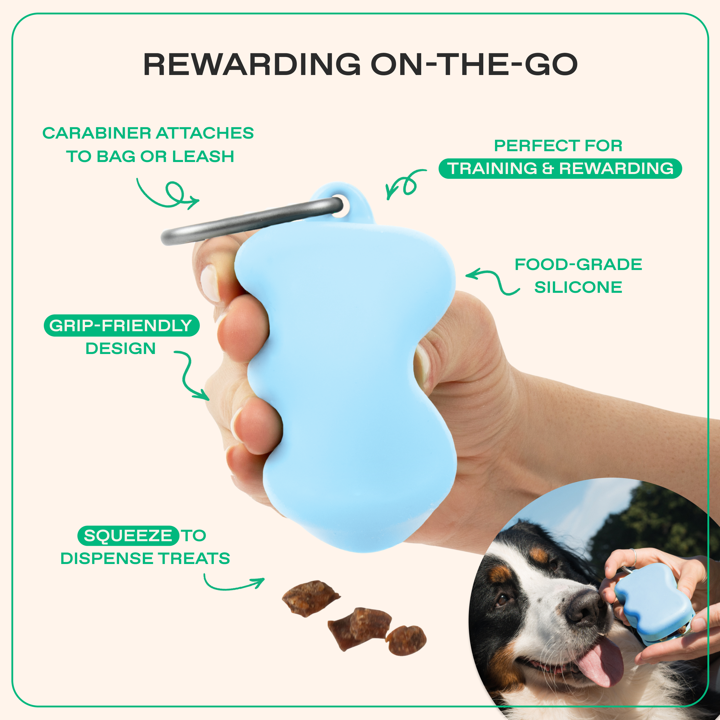 Silicone Dog Treat Dispenser