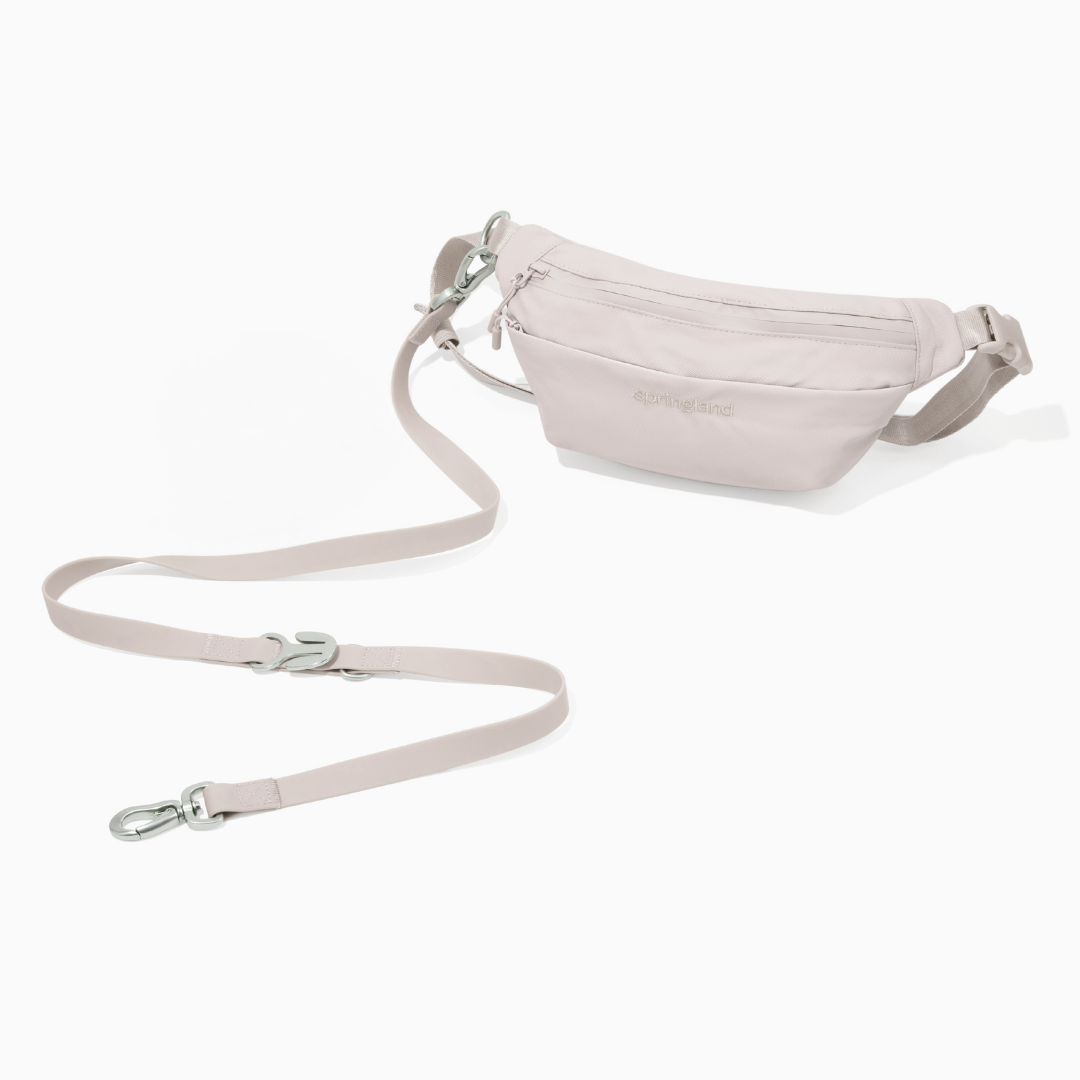 Hands-Free Dog Walking Bag with 3.25ft Leash