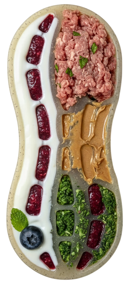 Peanut Nylon Dog Chew Toy | Ultra-Durable for Aggressive Chewers — indestructible nylon chew toy for large breeds