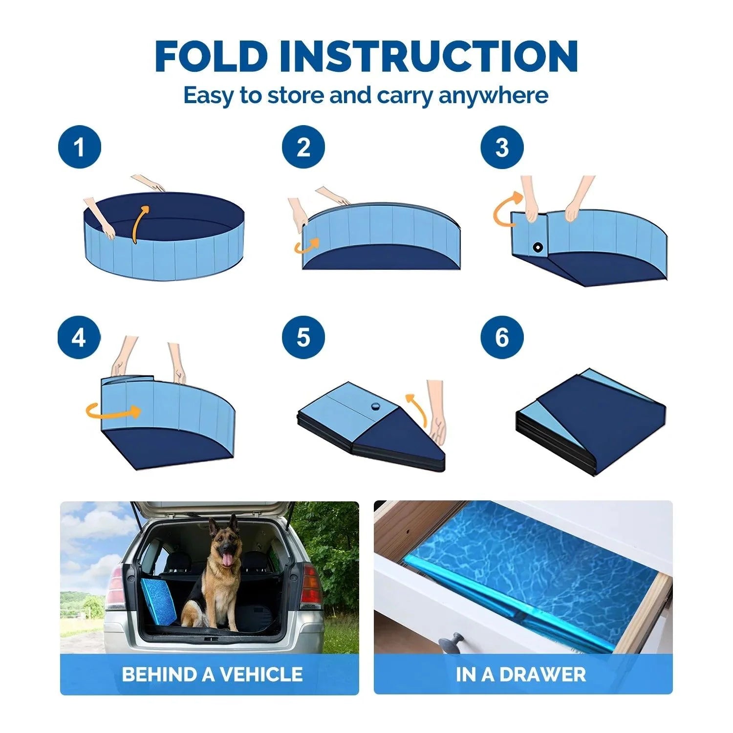Foldable Dog Swimming Pool
