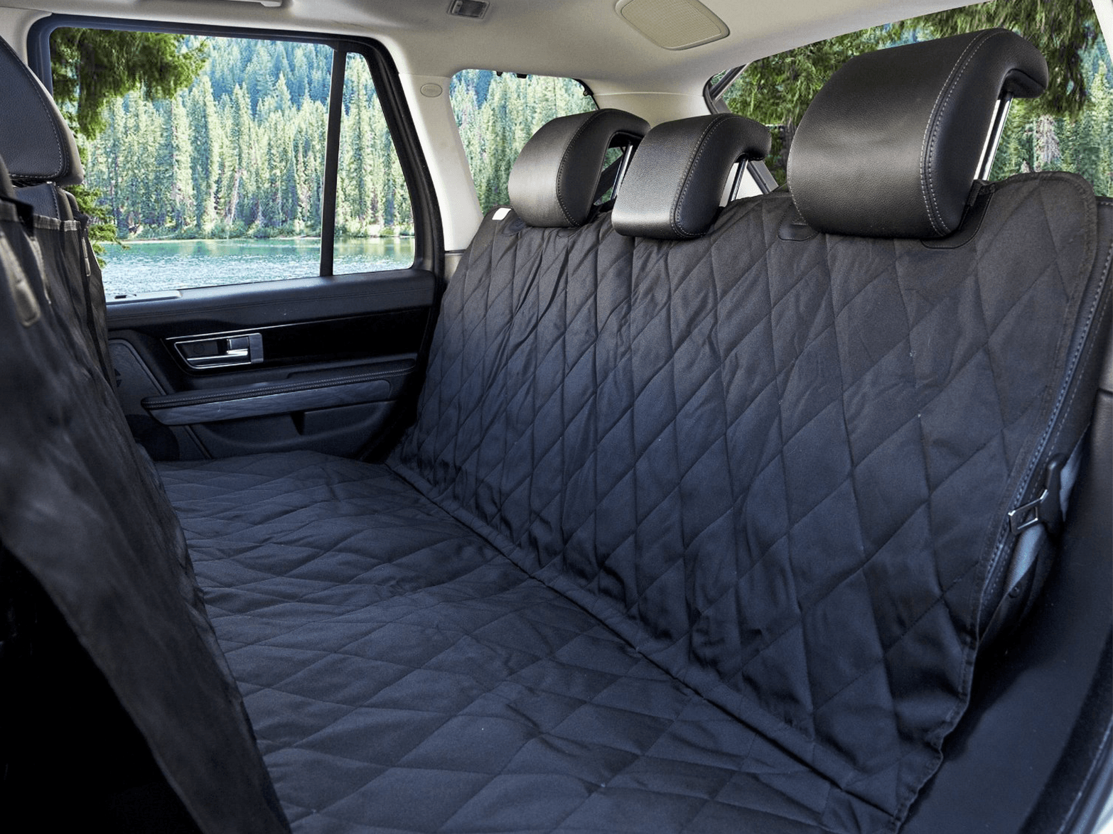 PupProtector™ Back Seat Dog Car Cover — premium pet product for German Shepherds and large dogs