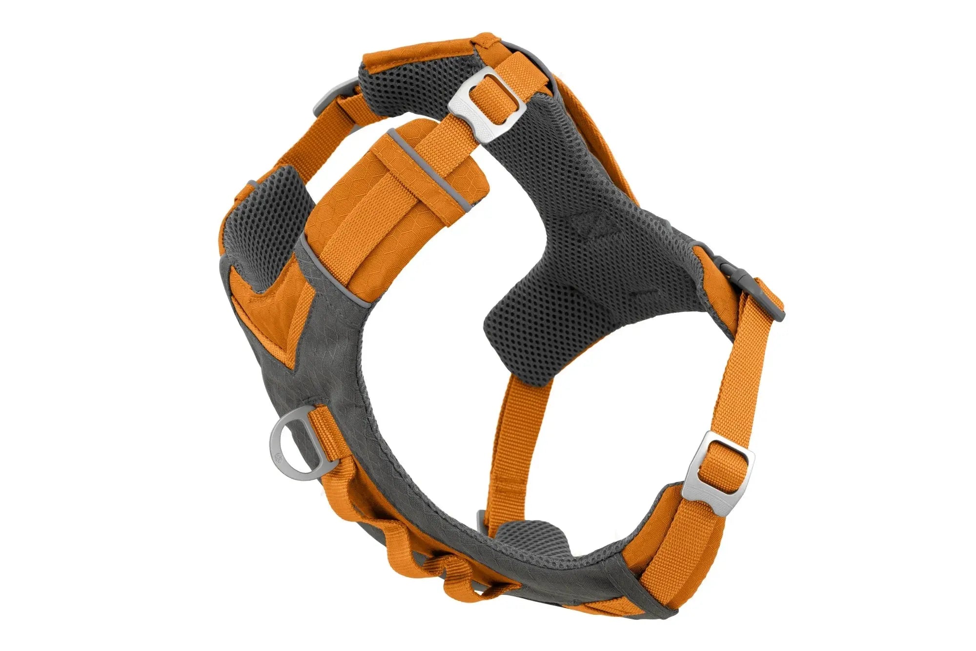 Journey Air Dog Harness, Vest Harnesses for Dogs, Pet Hiking Harness for Running & Walking, Reflective, Padded, Includes Control Handle, No Pull Front Clip (Orange, Small)