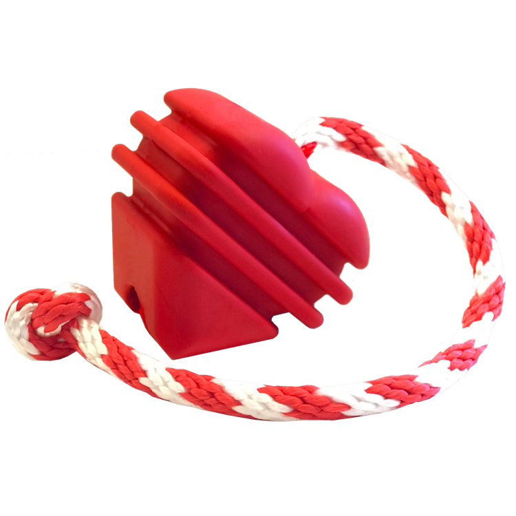 Heart on a String Dog Toy - Durable Rubber Tug Toy for Large — durable dog toy for German Shepherds and large breeds
