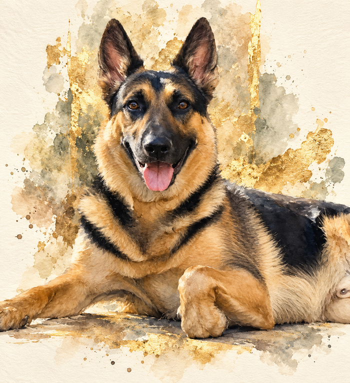 The Gilded Watercolor