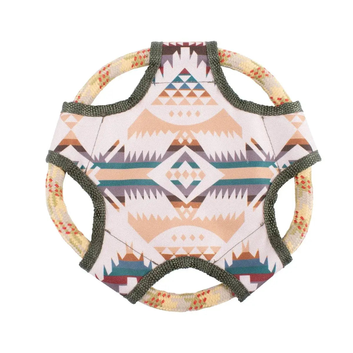 Pendleton Flying Disc Rope Dog Toy — durable dog toy for German Shepherds and large breeds