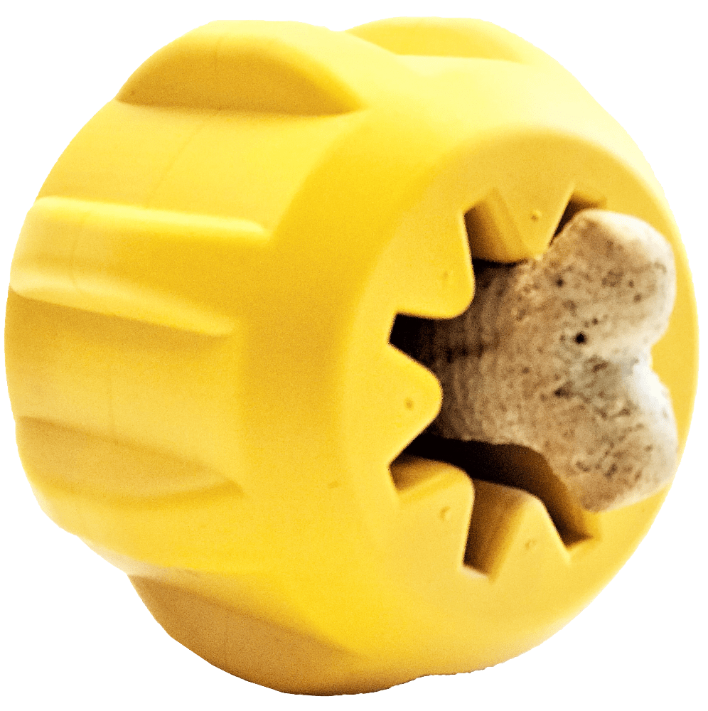 Gear eDispenser - Durable Rubber Yak Chew Holder & Treat Pocket — premium pet product for German Shepherds and large dogs