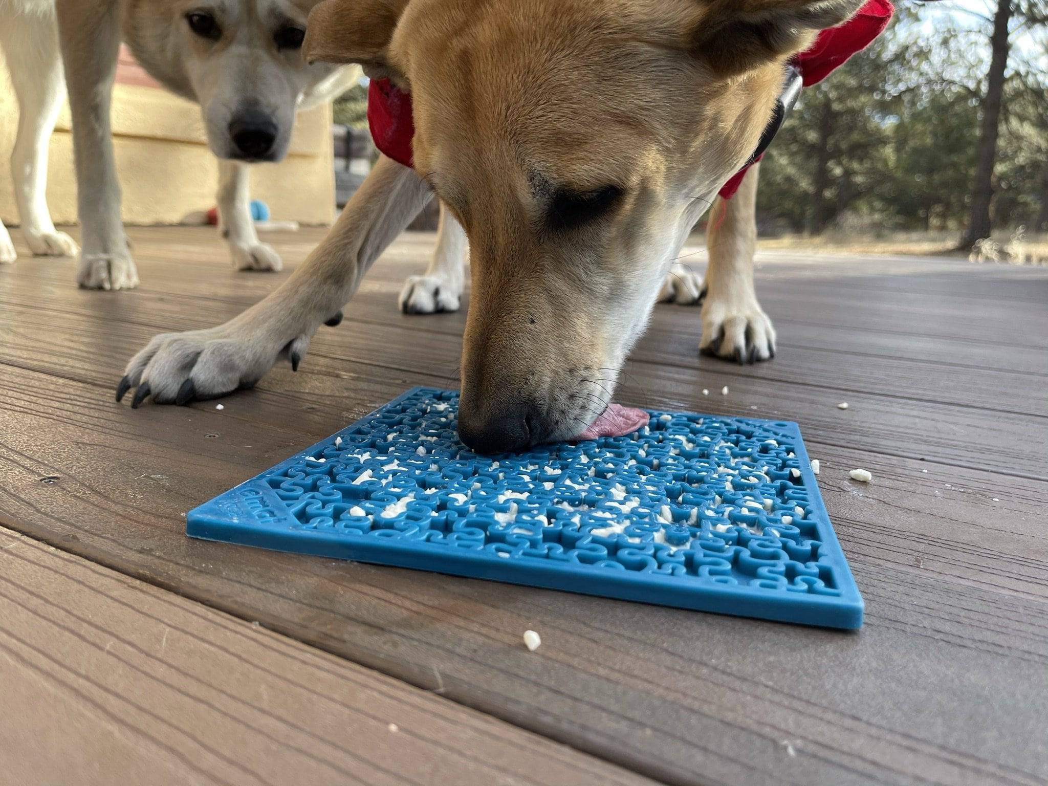 Jigsaw Puzzle eMat - Enrichment Lick Mat for Dogs and Cats | eMat Enrichment Toy for Anxiety Relief | USA Made