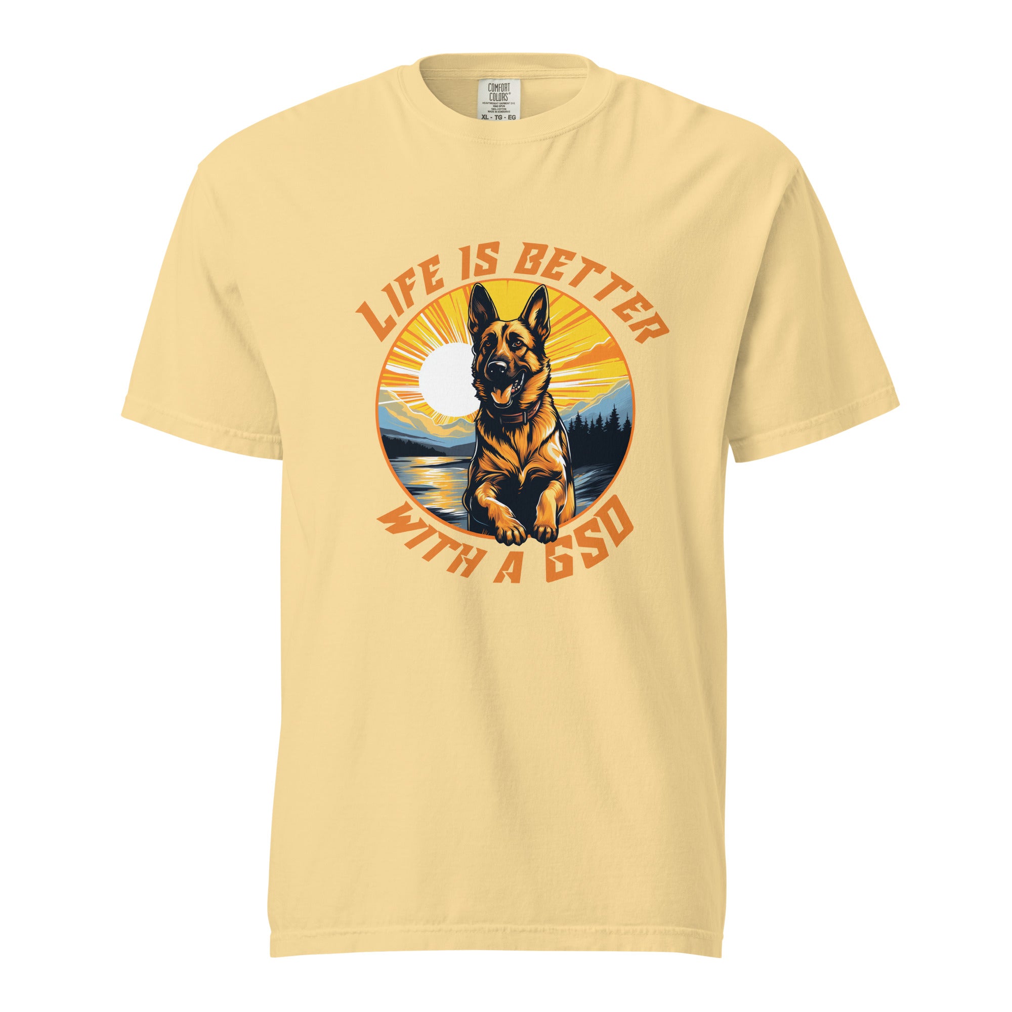 Life is Better with a GSD t-shirt