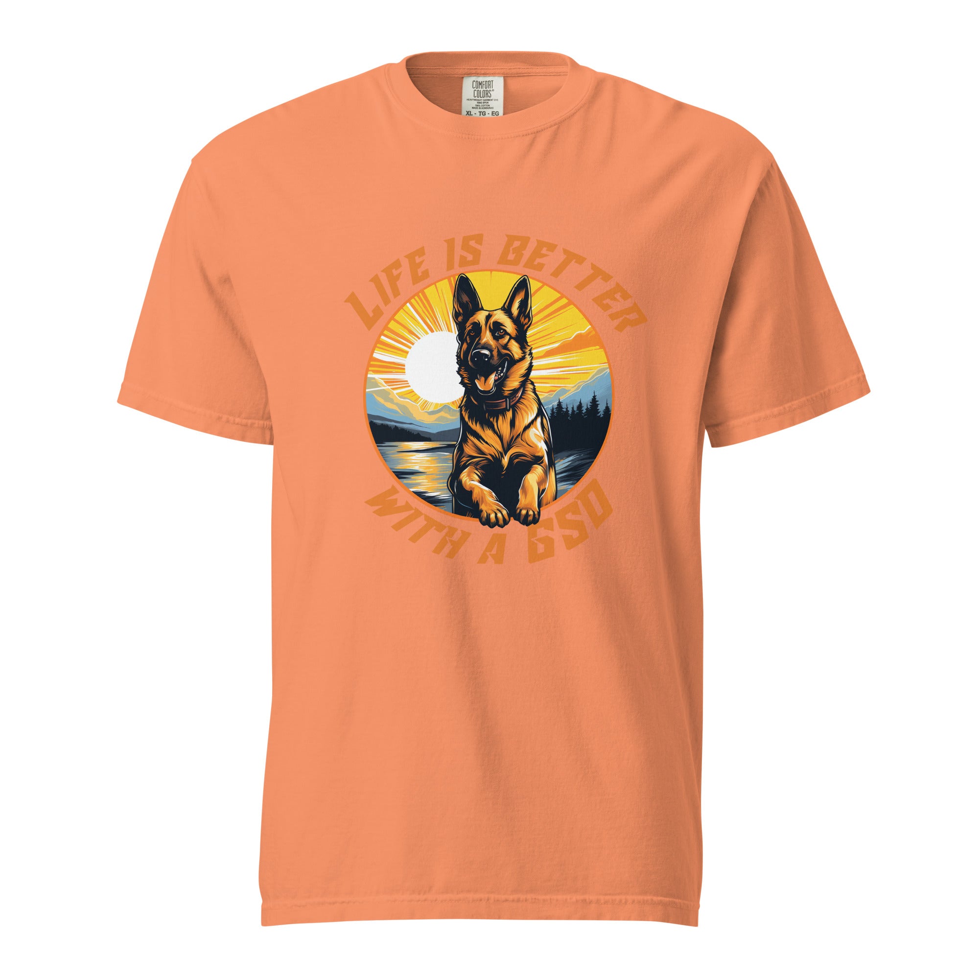 Life is Better with a GSD t-shirt