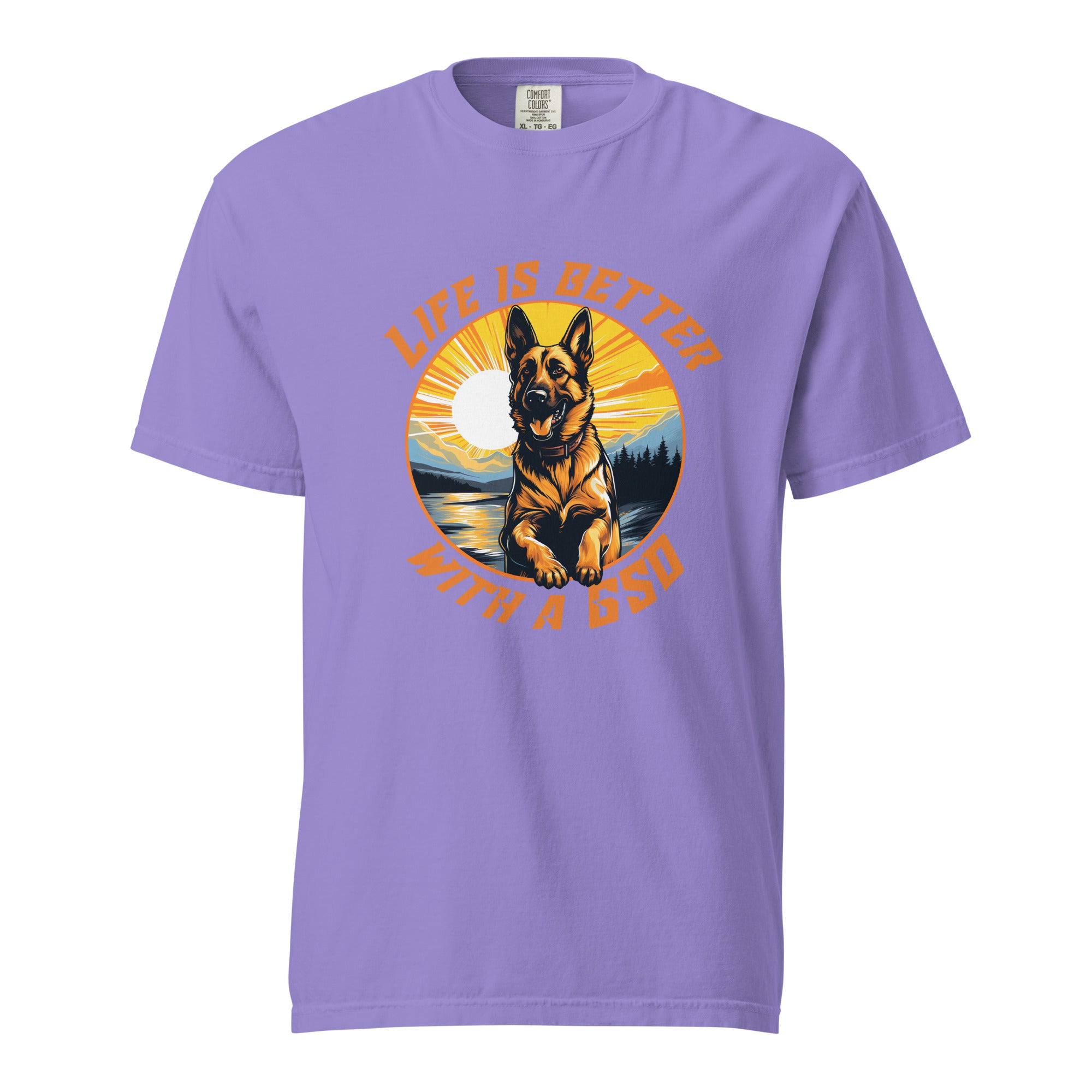 Life is Better with a GSD t-shirt