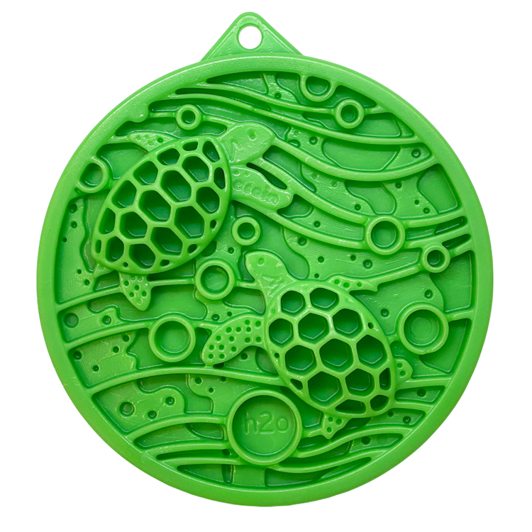Water Nylon eCoin Durable Enrichment Snacking Coin for Dogs | — enrichment lick mat for dogs and large breeds
